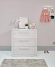Atlas 3 Piece Cotbed Set with Dresser Changer and Wardrobe- White image number 8
